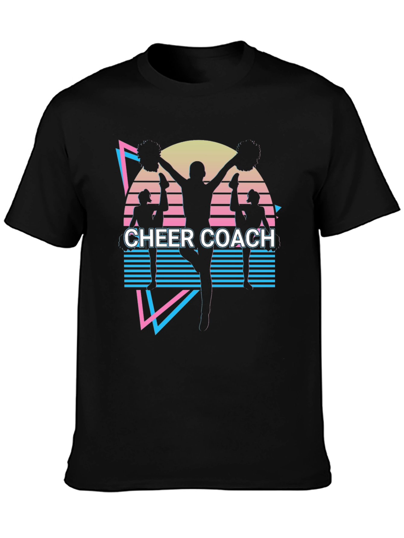 Cheer Coach Retro Style T-Shirt
