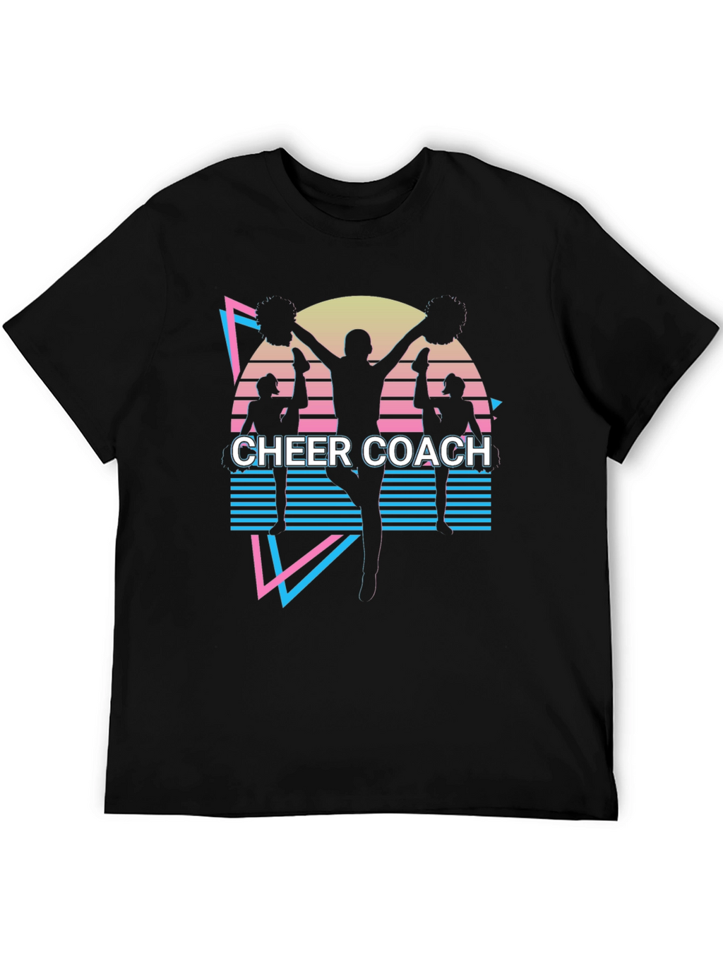 Cheer Coach Retro Style T-Shirt