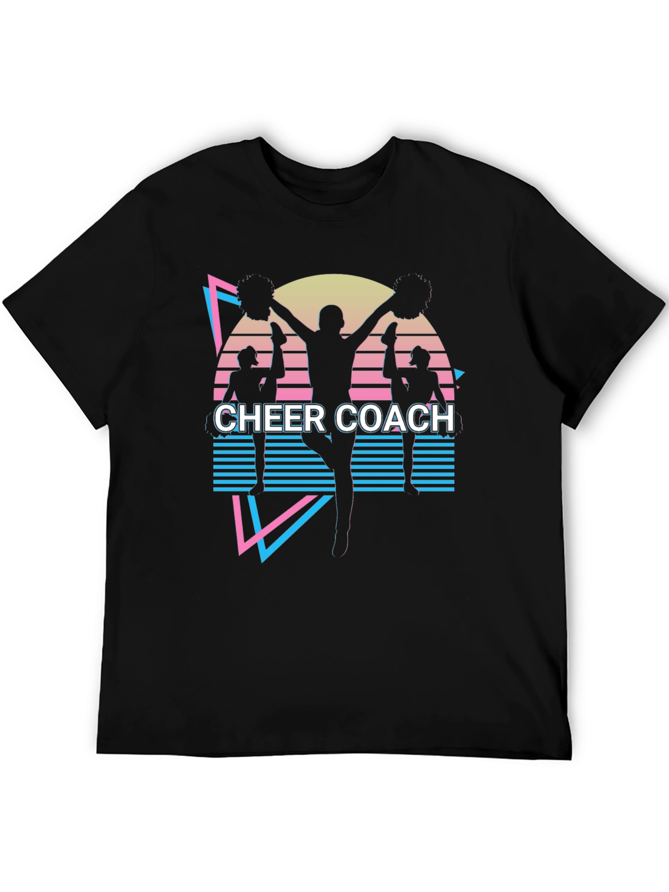Cheer Coach Retro Style T-Shirt