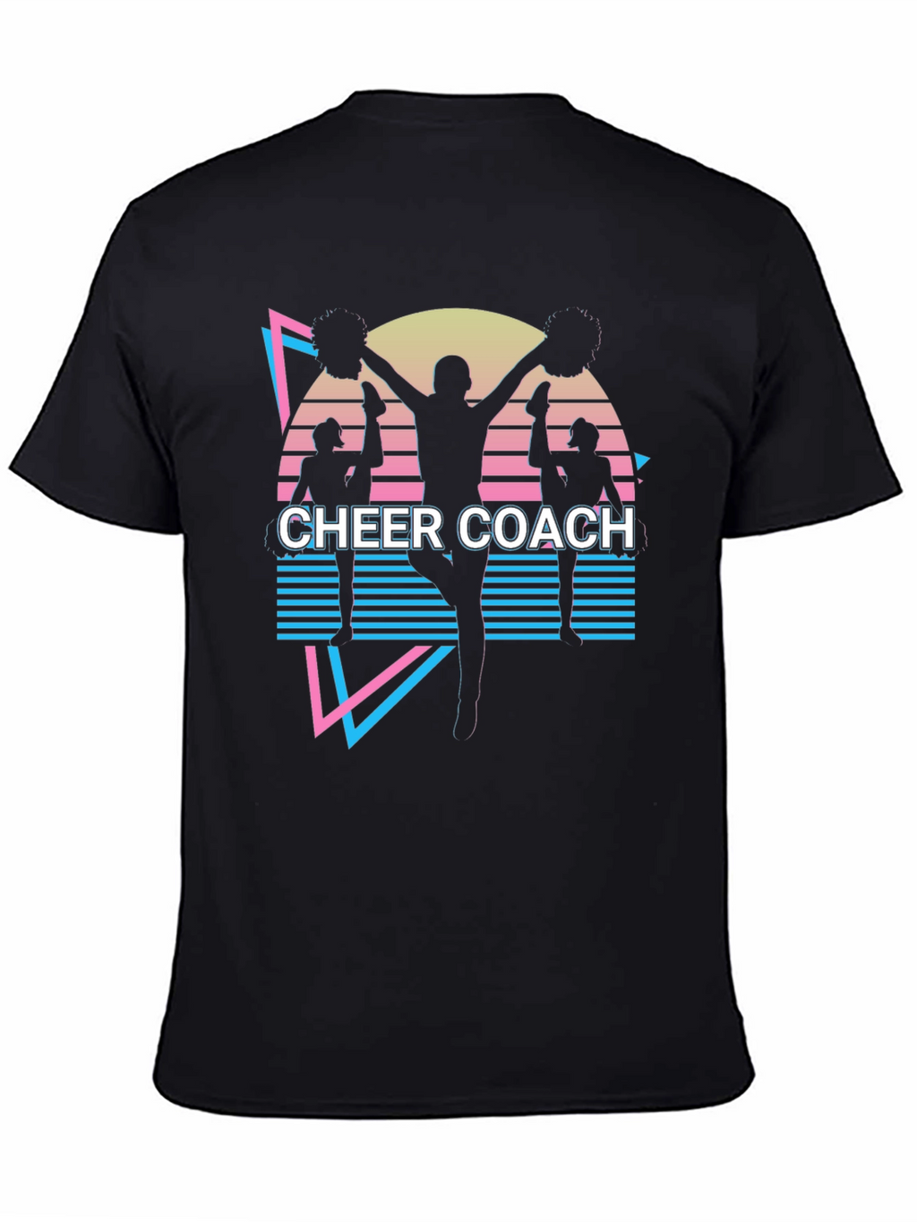 Cheer Coach Retro Style T-Shirt