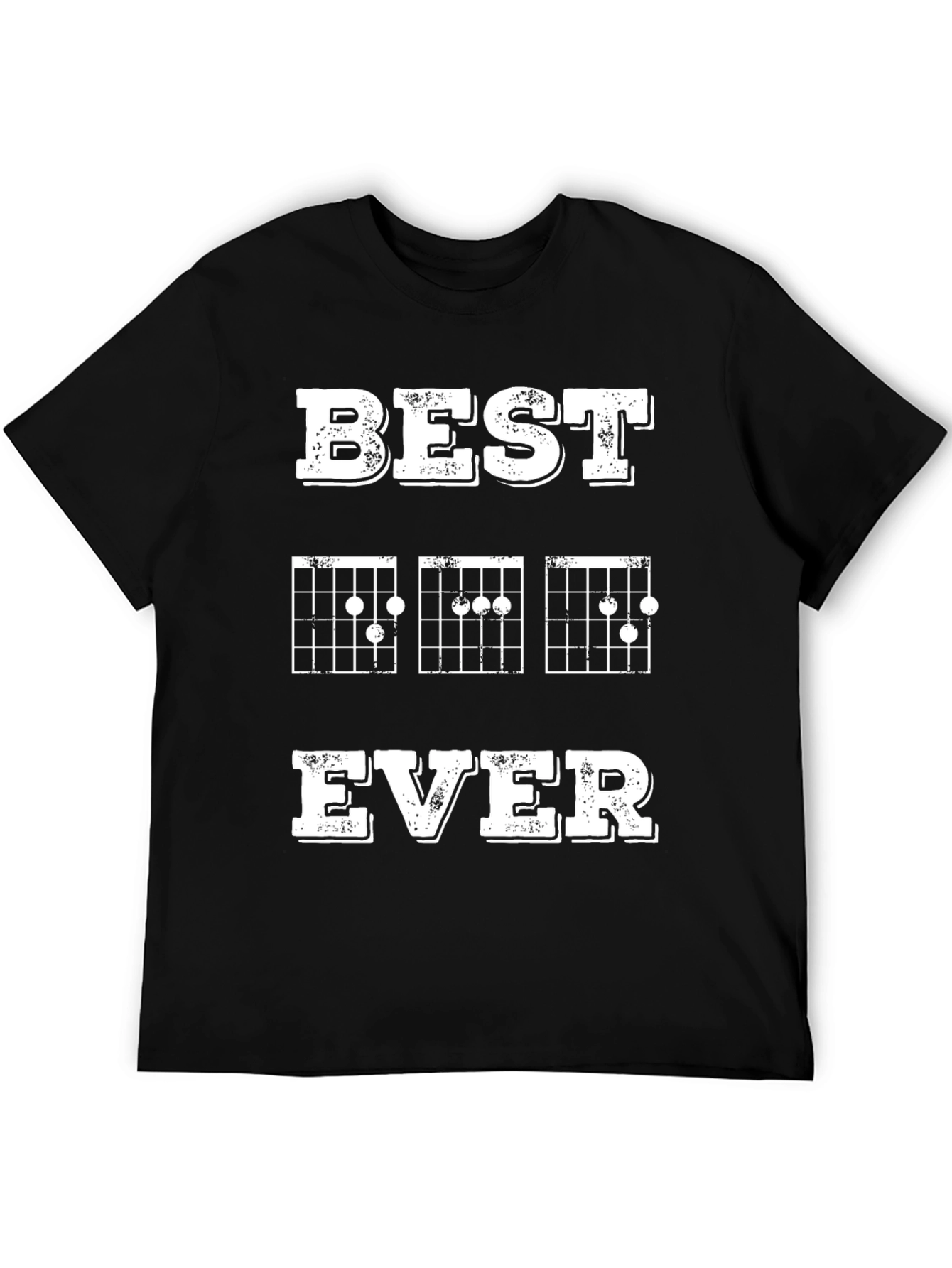 Best Dad Ever Guitar Chords Graphic T-Shirt