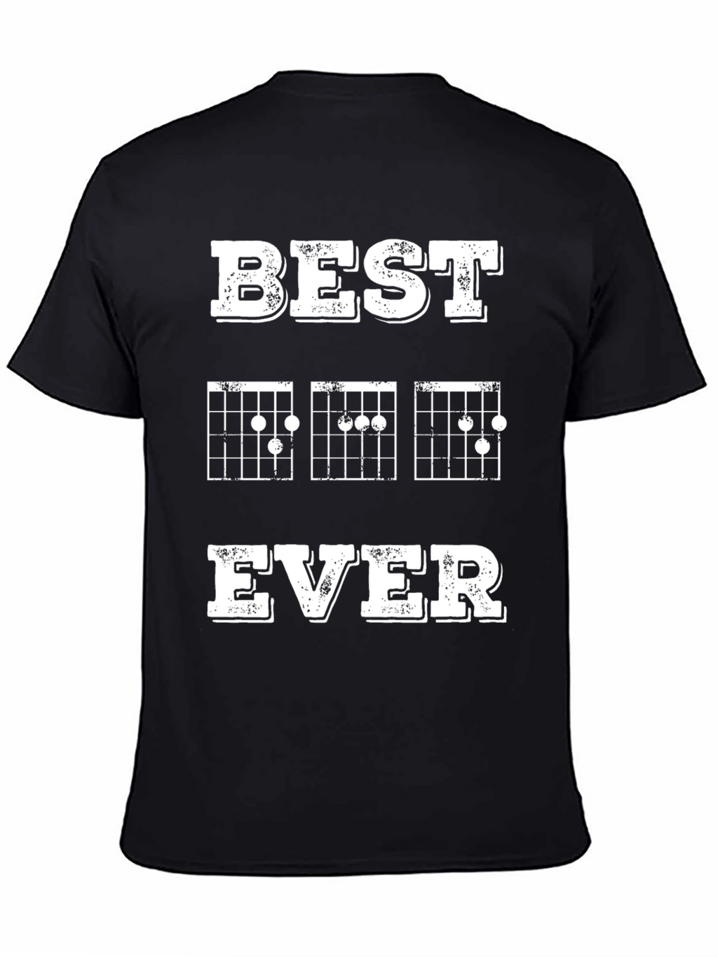 Best Dad Ever Guitar Chords Graphic T-Shirt