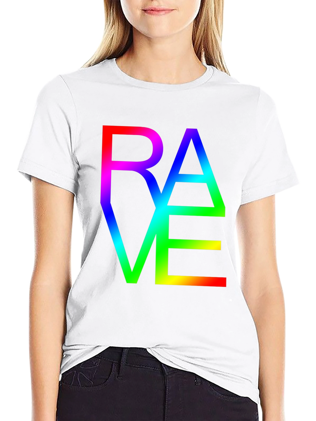 Rave Rainbow Graphic T-Shirt