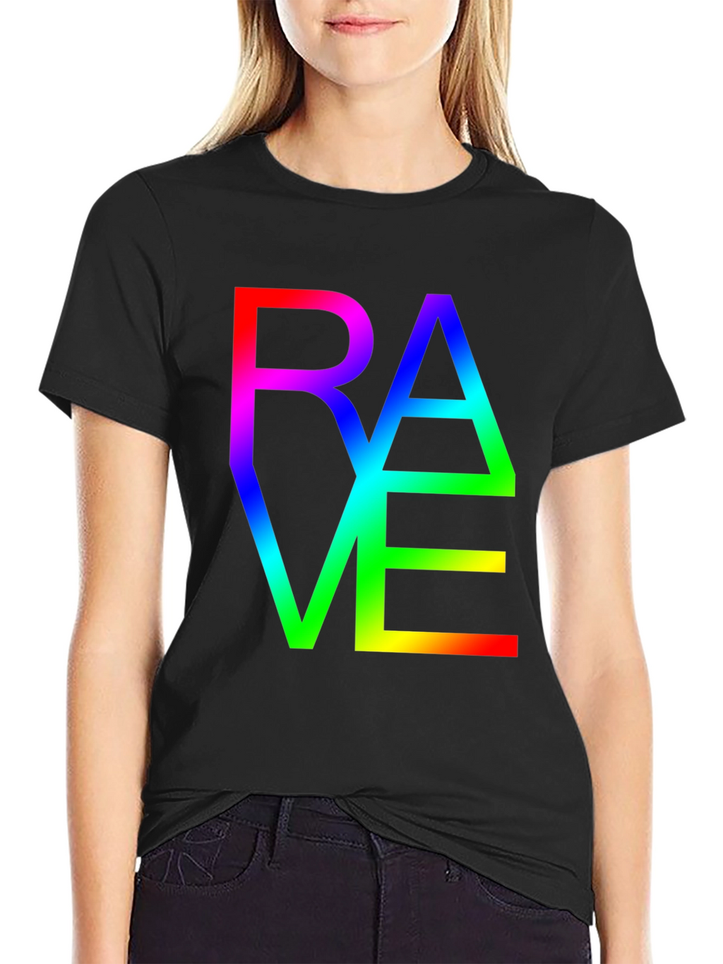 Rave Rainbow Graphic T-Shirt