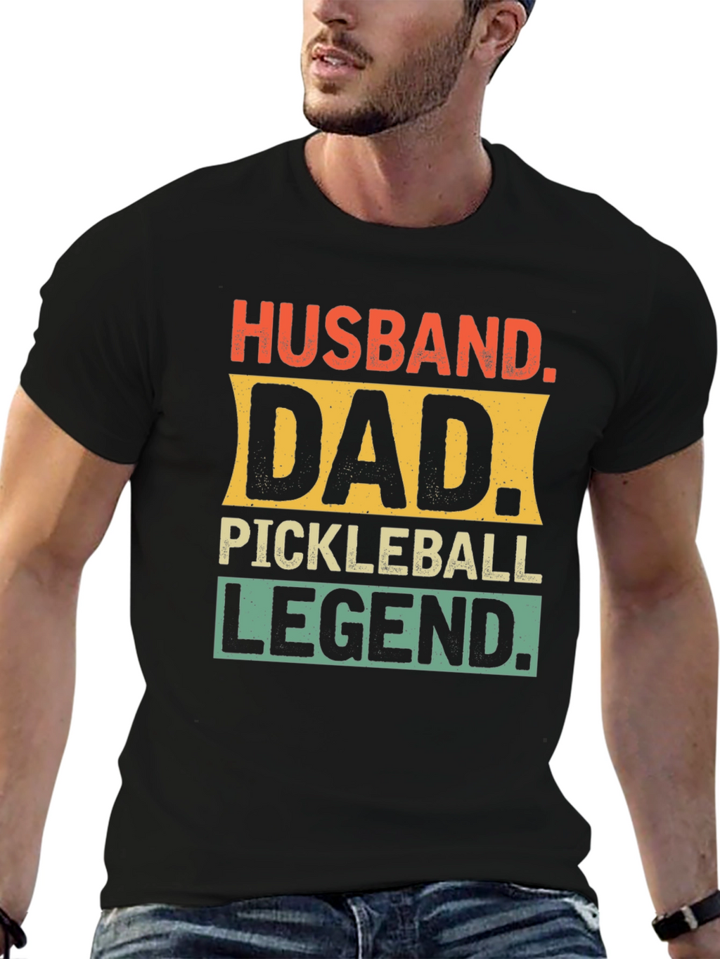 Husband Dad Pickleball Legend Graphic Tee