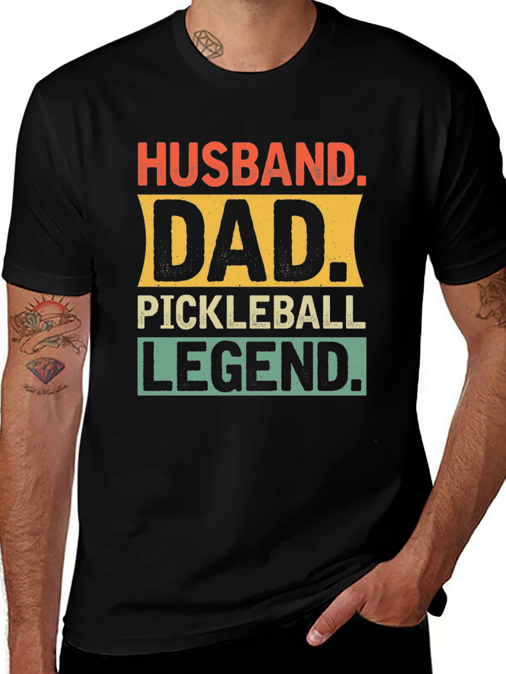 Husband Dad Pickleball Legend Graphic Tee