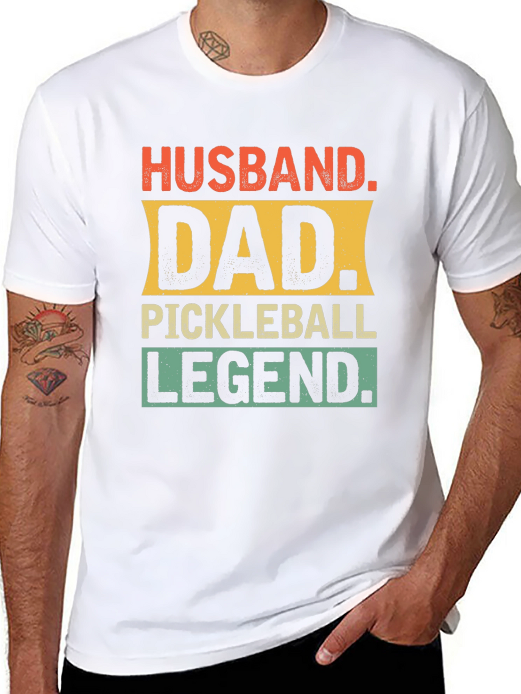 Husband Dad Pickleball Legend Graphic Tee