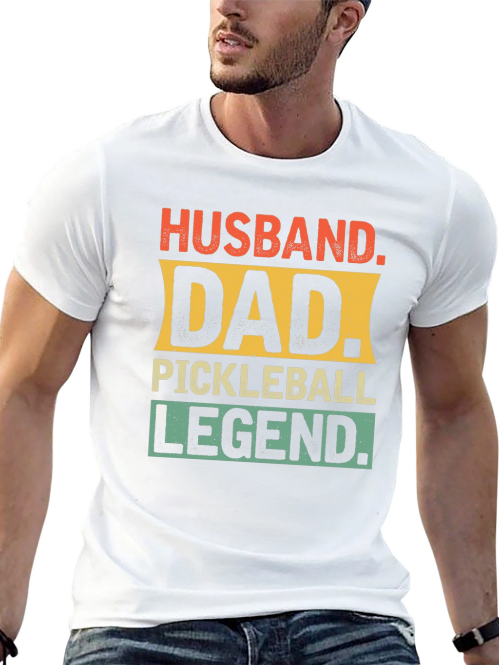 Husband Dad Pickleball Legend Graphic Tee