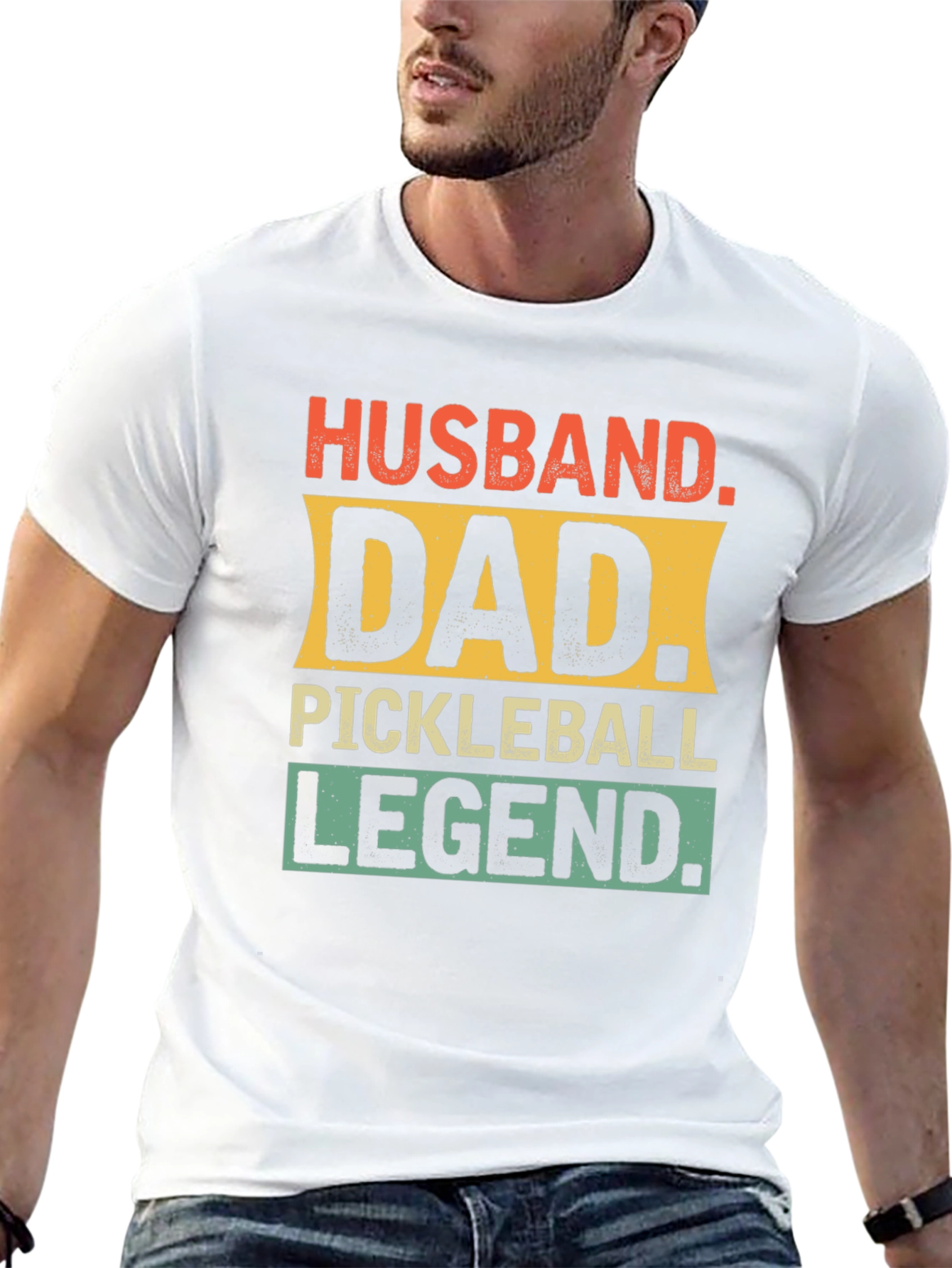 Husband Dad Pickleball Legend Graphic Tee