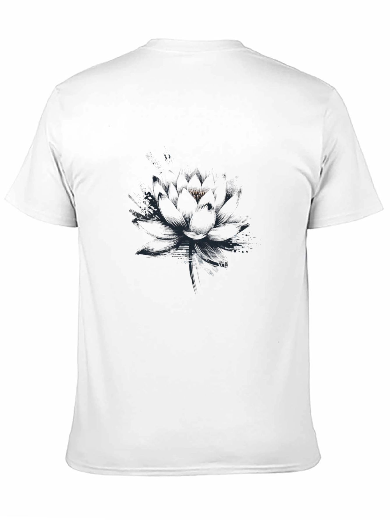 Black Lotus Graphic T-Shirt for Men