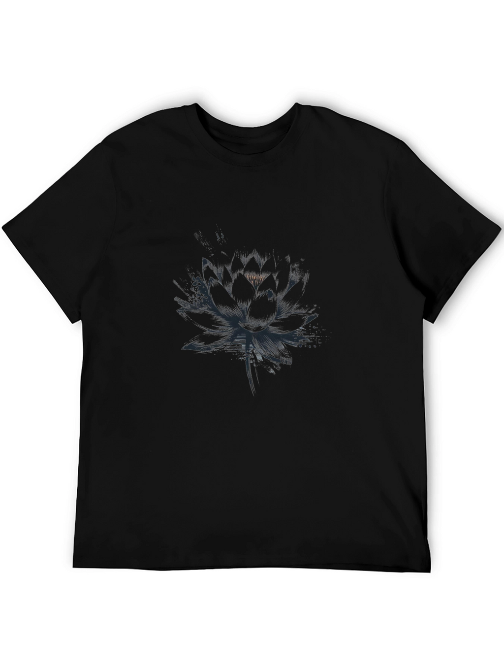 Black Lotus Graphic T-Shirt for Men