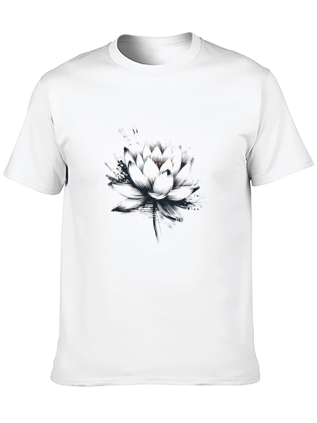 Black Lotus Graphic T-Shirt for Men