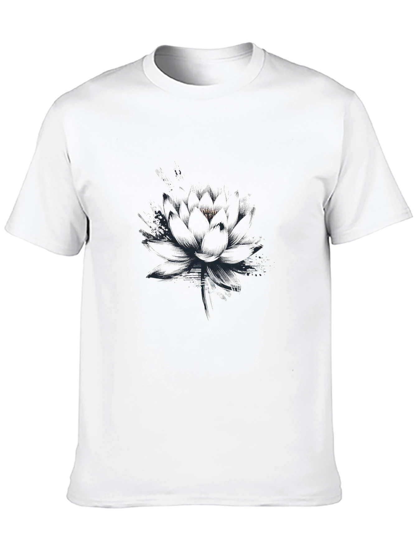 Black Lotus Graphic T-Shirt for Men