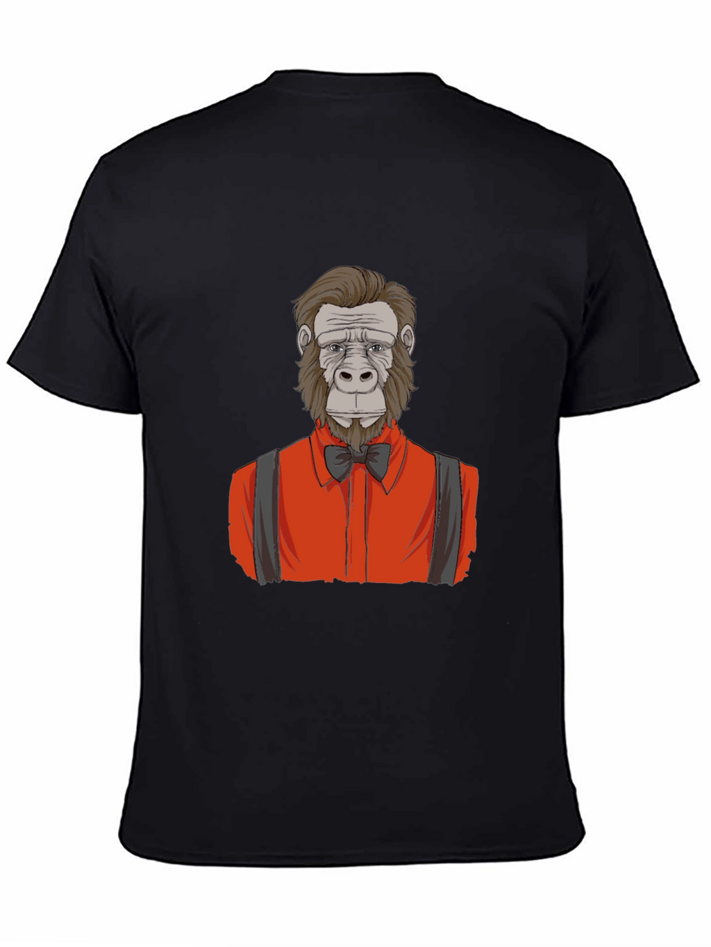 Gorilla Gentleman Graphic Tee - Black