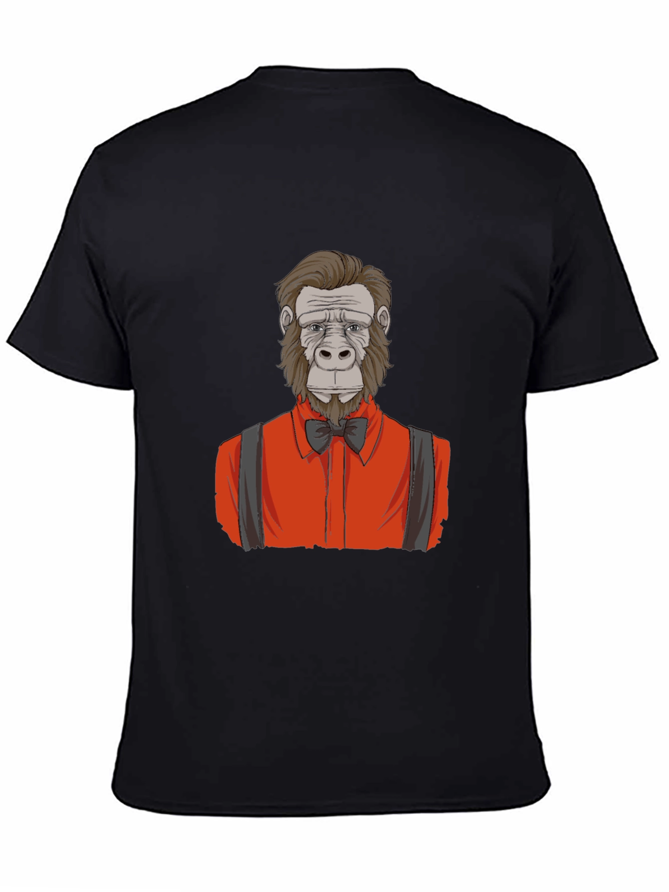 Gorilla Gentleman Graphic Tee - Black