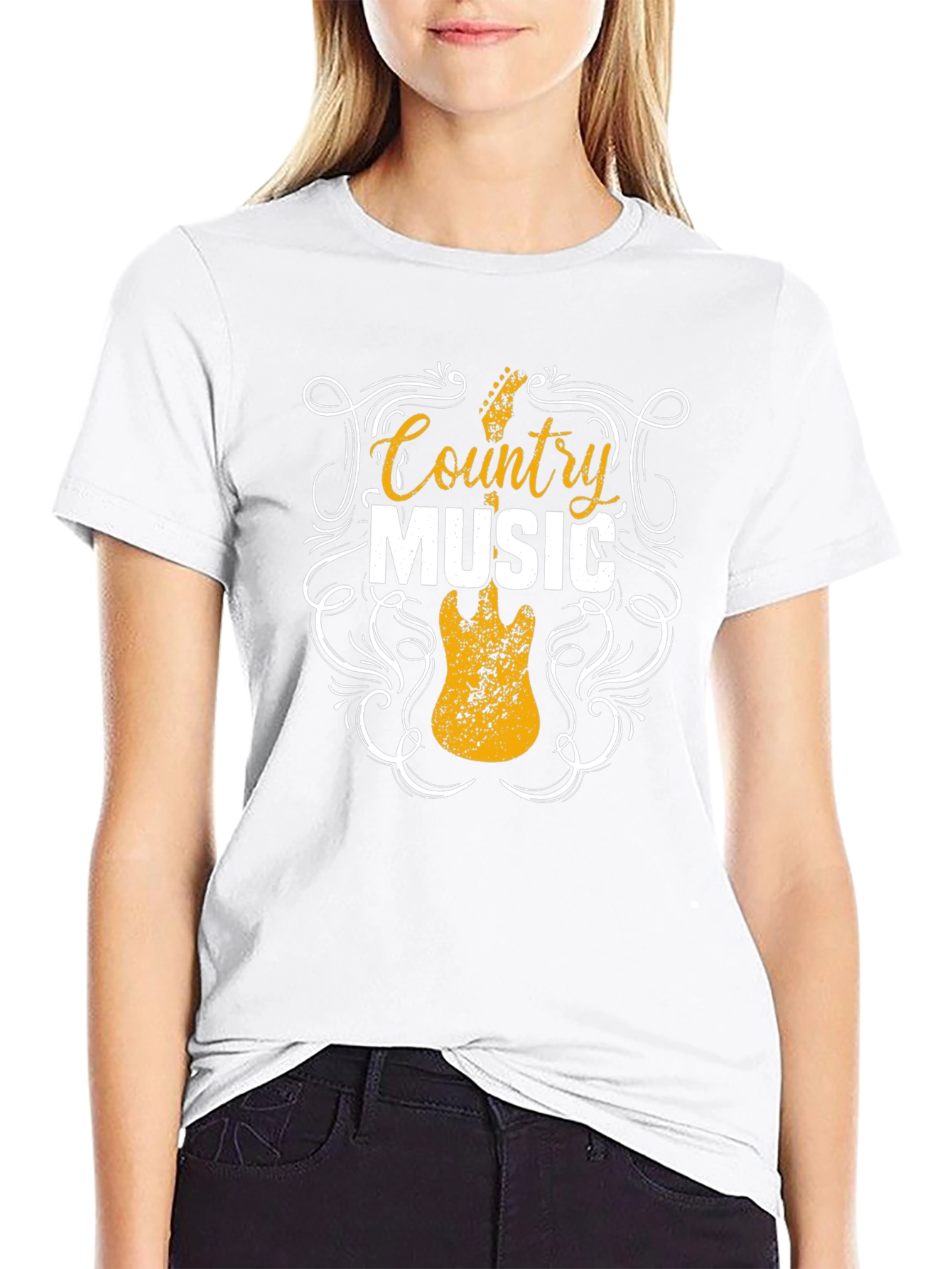 Country Music Guitar T-Shirt
