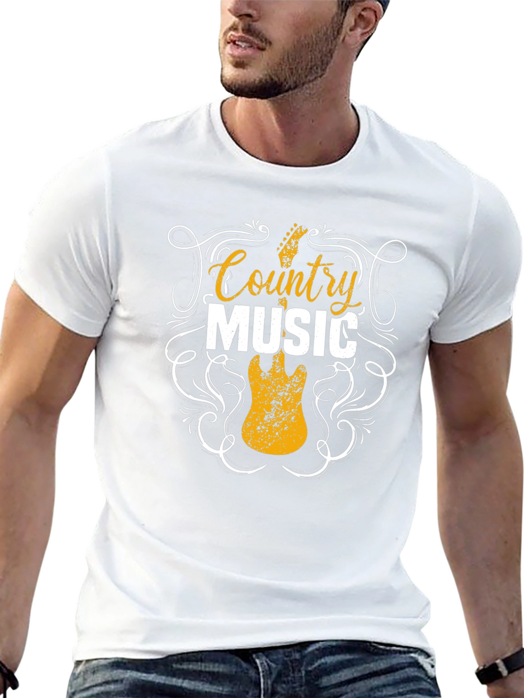 Country Music Guitar T-Shirt