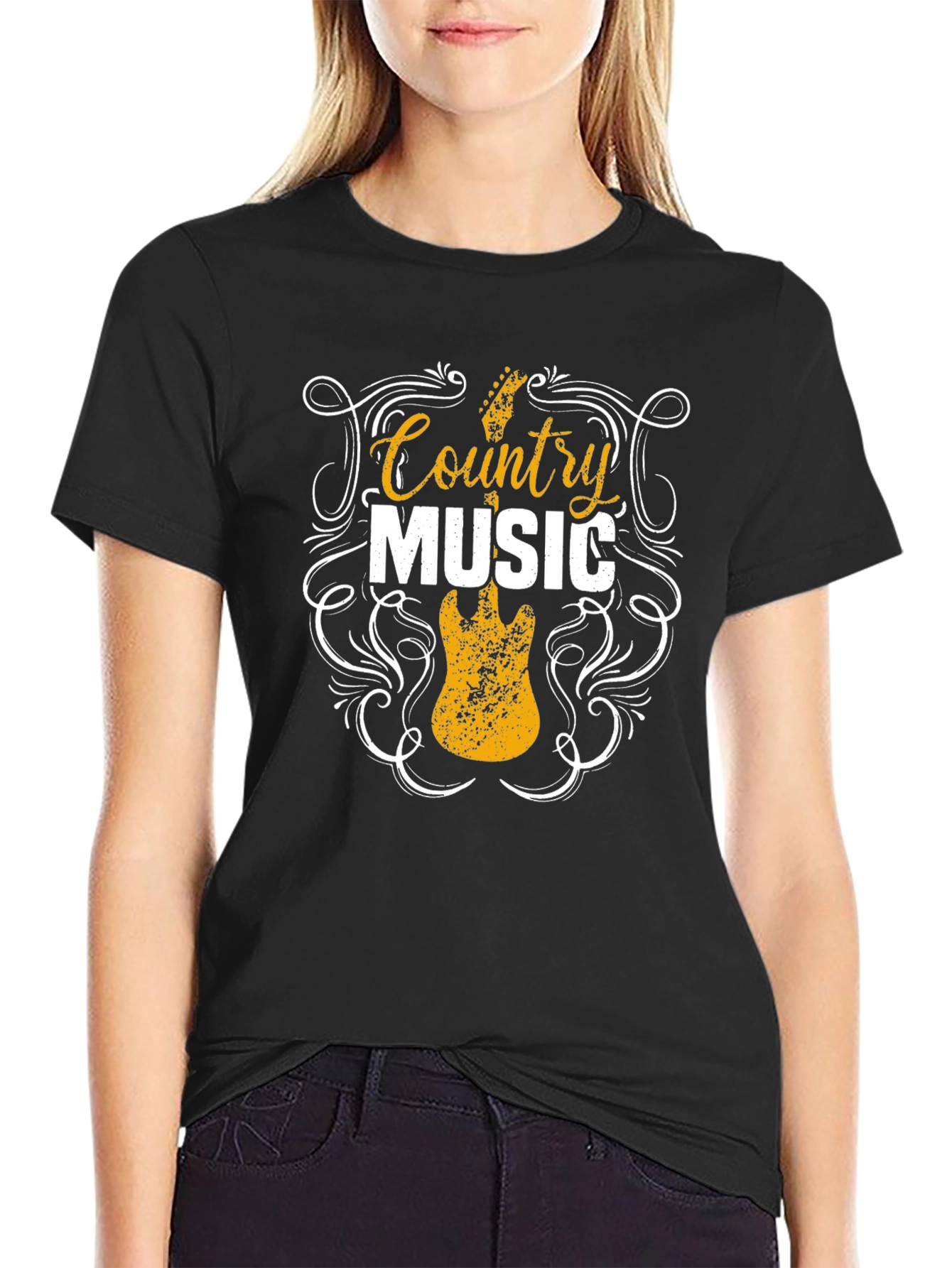 Country Music Guitar T-Shirt