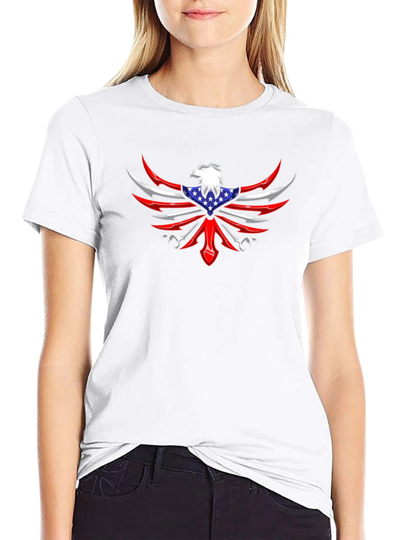 American Eagle Graphic Black T-Shirt