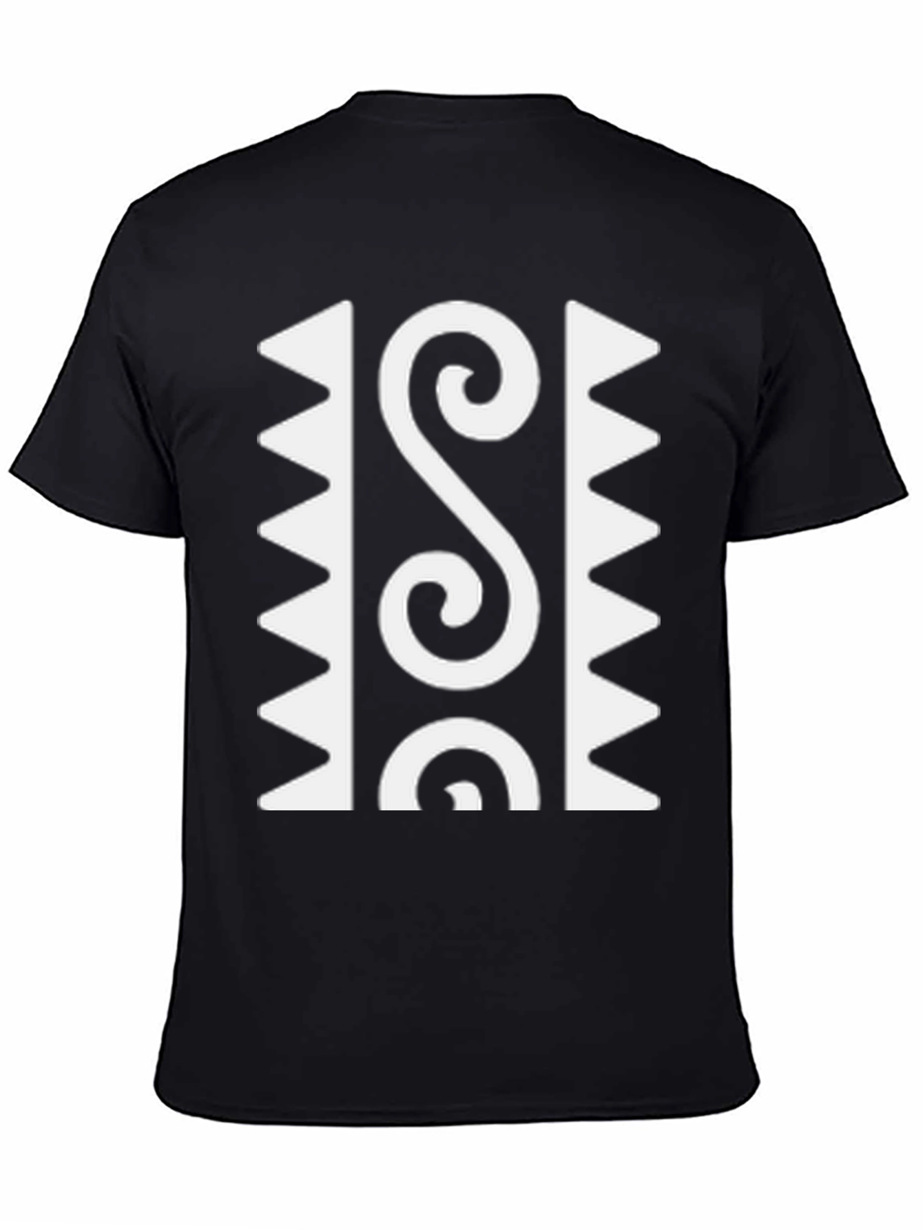 Adinkra Symbol Graphic Black T-Shirt
