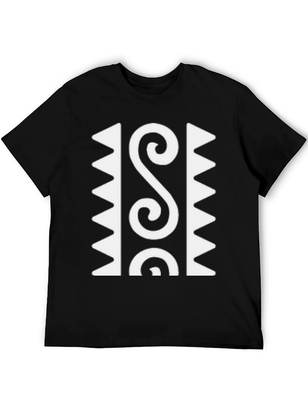 Adinkra Symbol Graphic Black T-Shirt