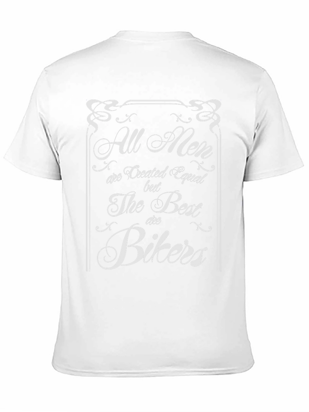 All Men Are Created Equal Bikers Graphic Tee