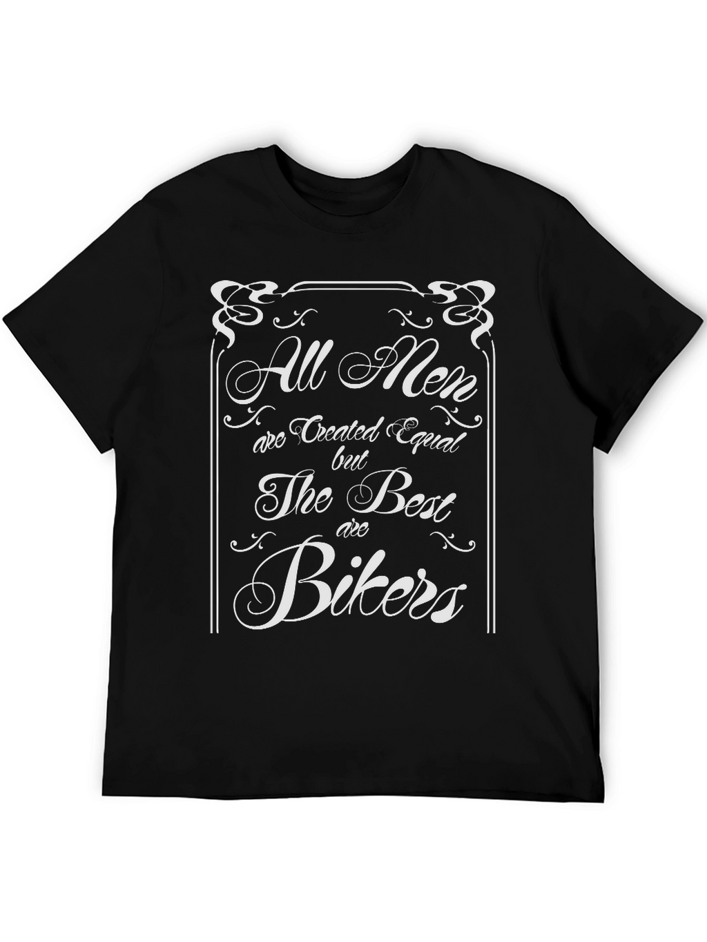 All Men Are Created Equal Bikers Graphic Tee