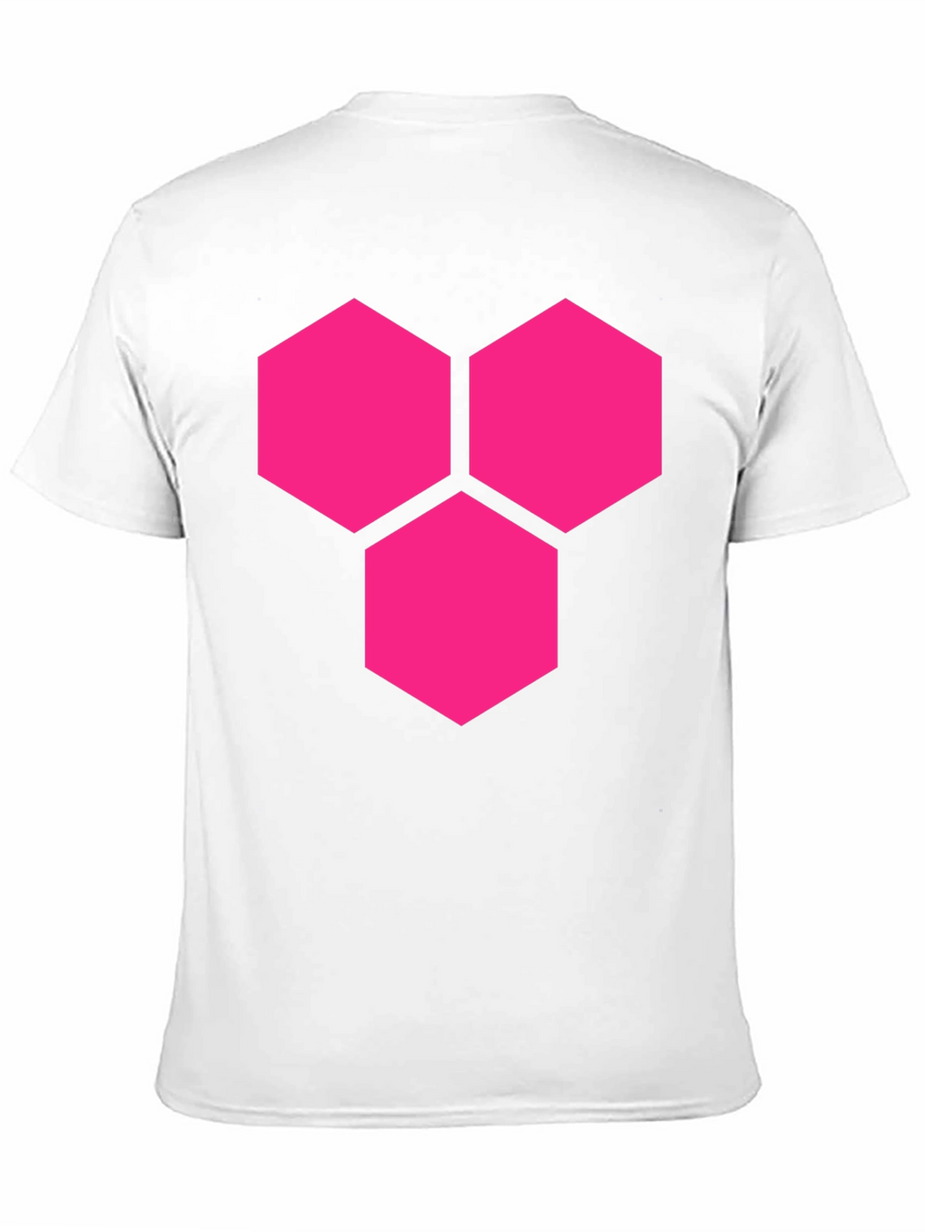 Hexagon Cluster Graphic Tee - Bold Style Black Shirt