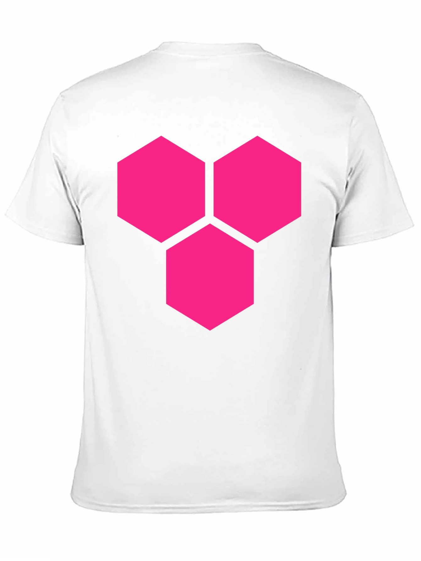 Hexagon Cluster Graphic Tee - Bold Style Black Shirt