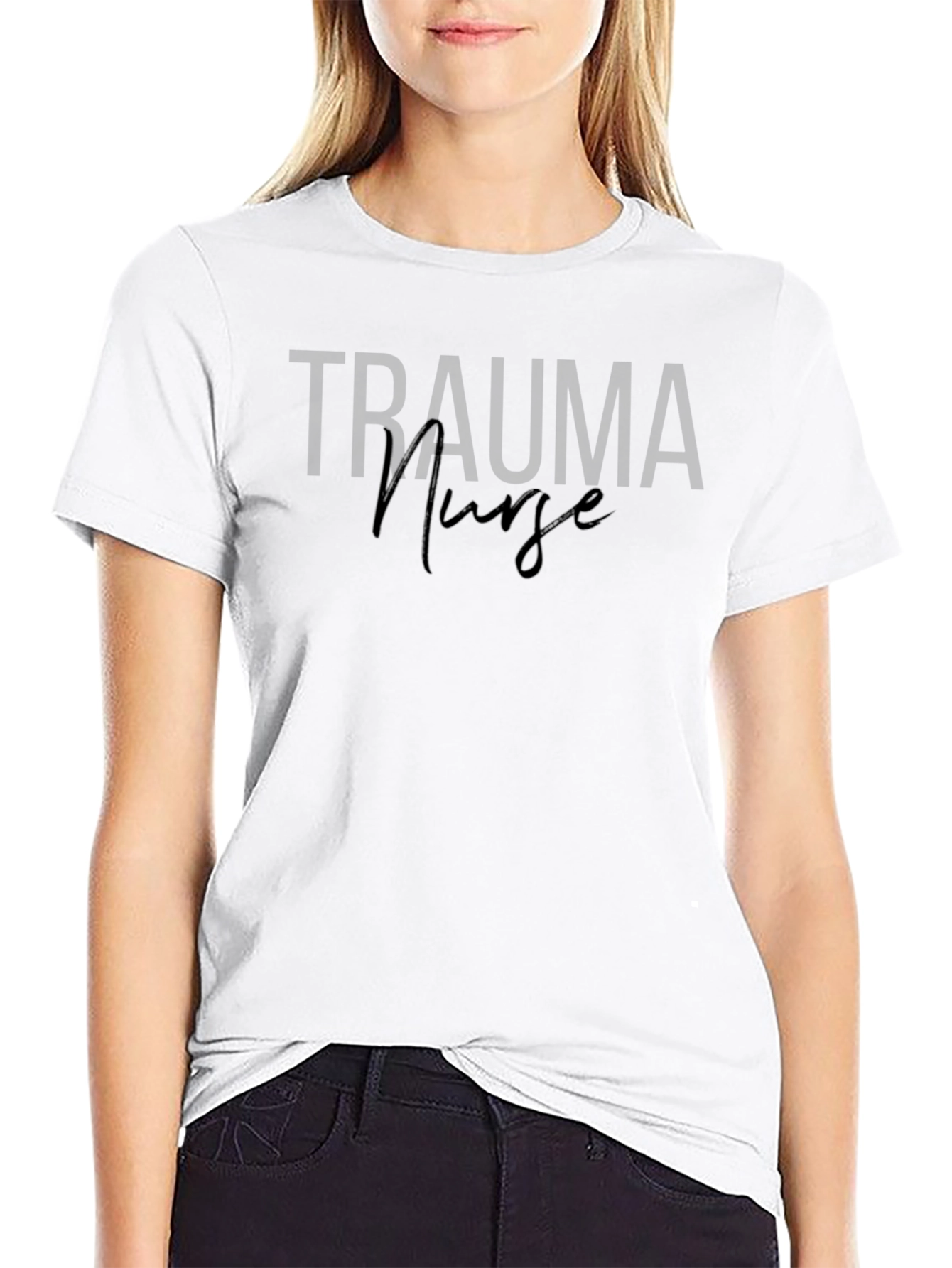 Trauma Nurse Graphic Tee - Black