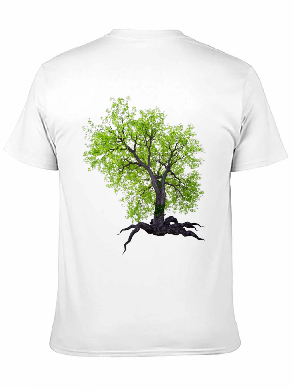 Arboreal Print Black T-Shirt