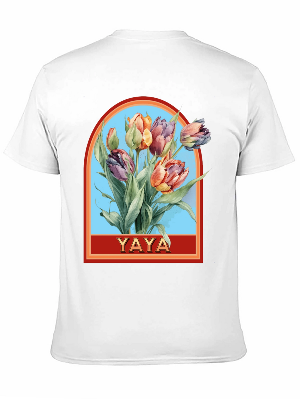 YAYA Floral Tulip Graphic T-Shirt
