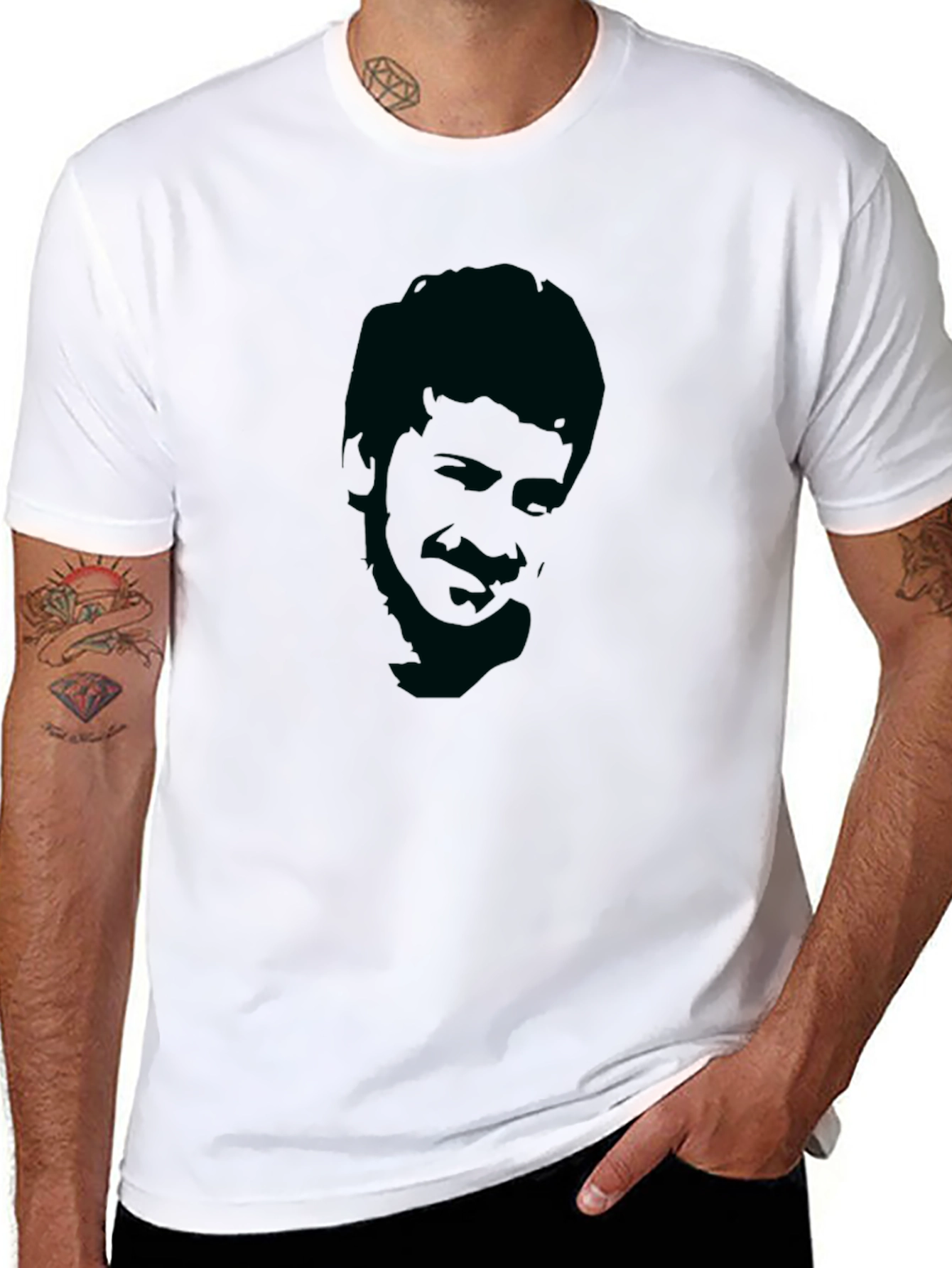 Silhouette Graphic Tee - Soft Cotton Blend