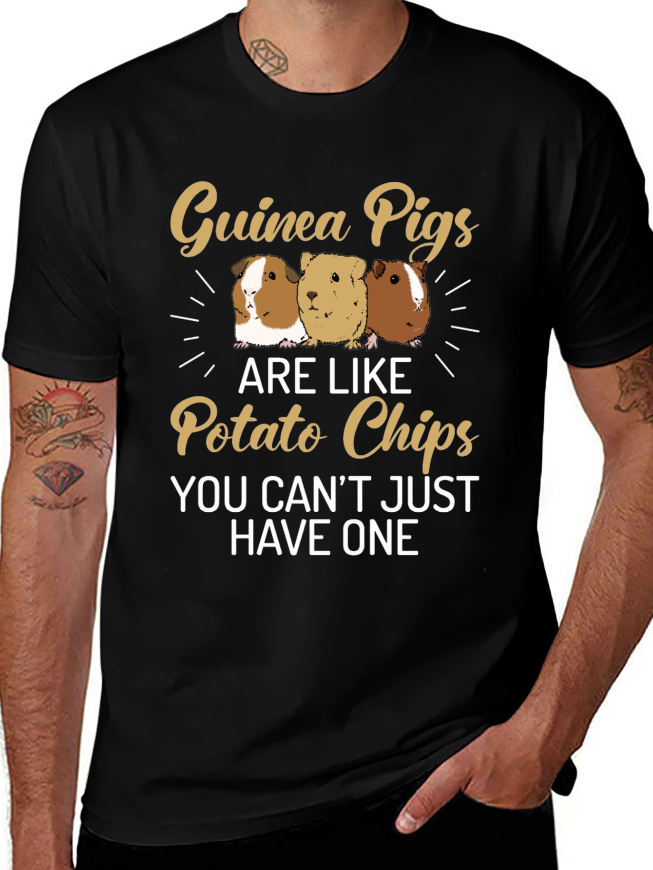 Guinea Pigs Potato Chips T-Shirt