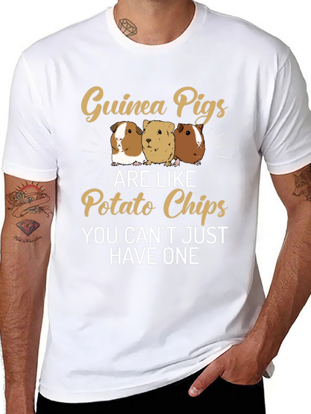 Guinea Pigs Potato Chips T-Shirt