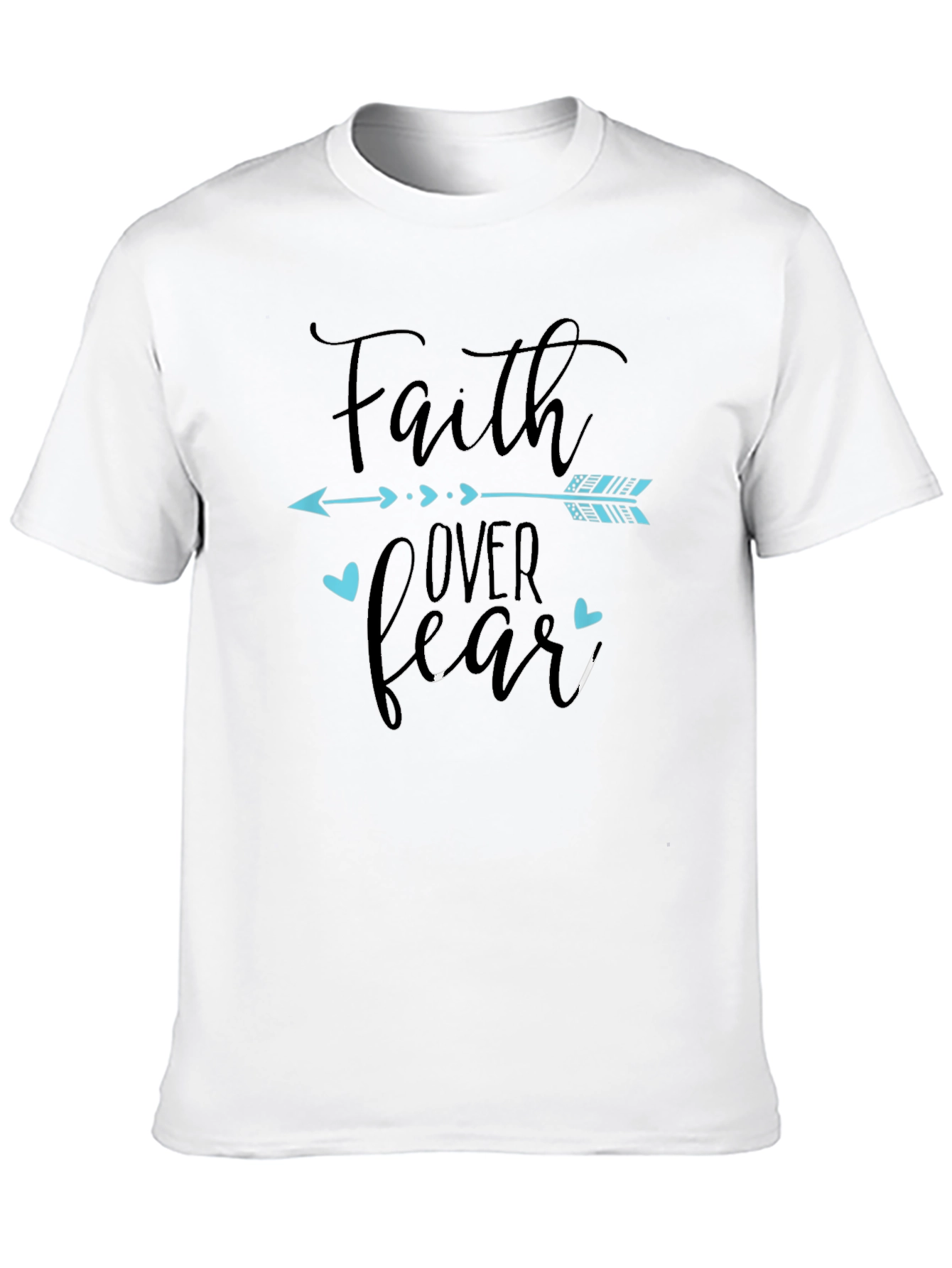 Faith Over Fear Graphic Tee - Black
