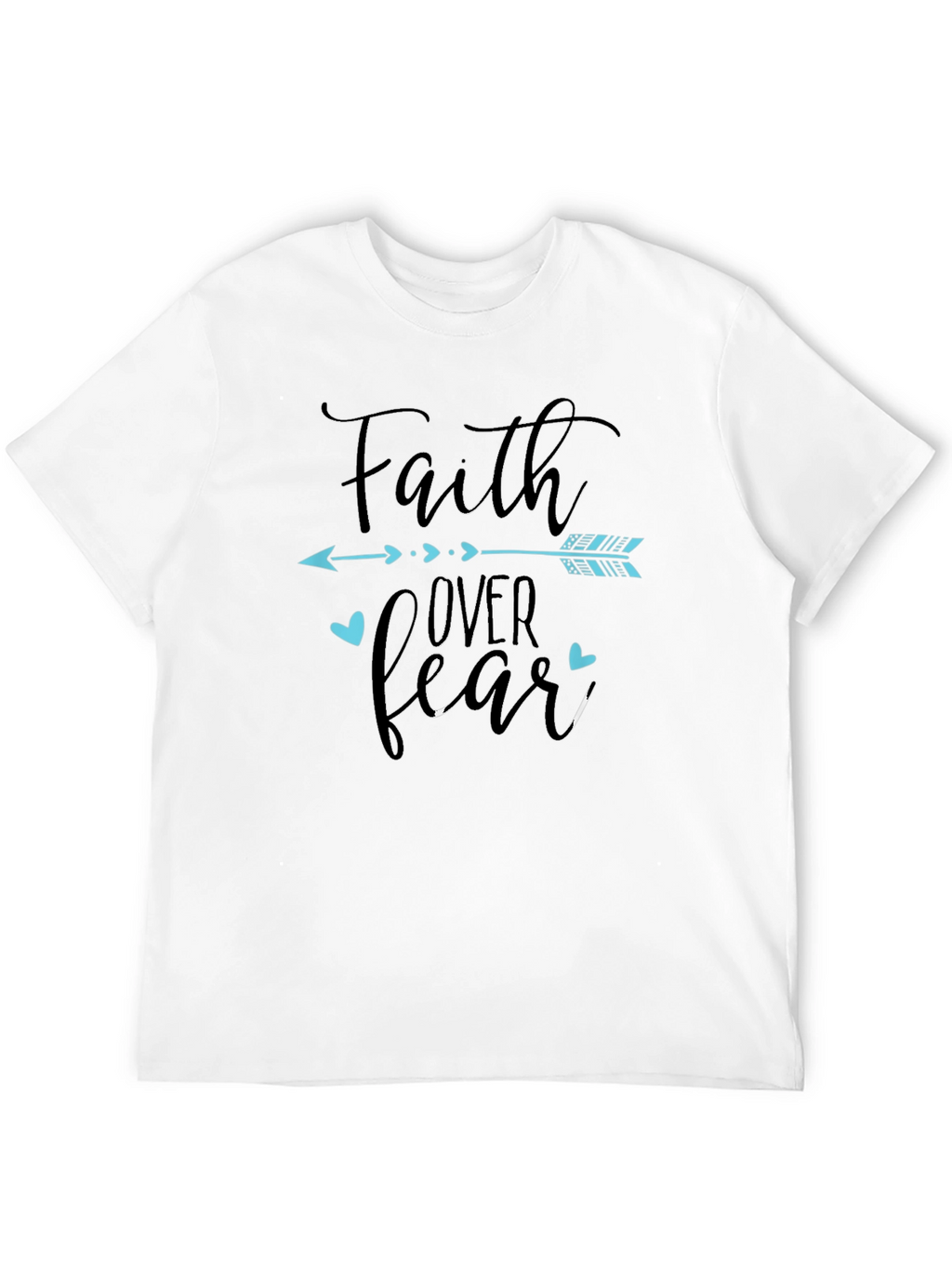 Faith Over Fear Graphic Tee - Black