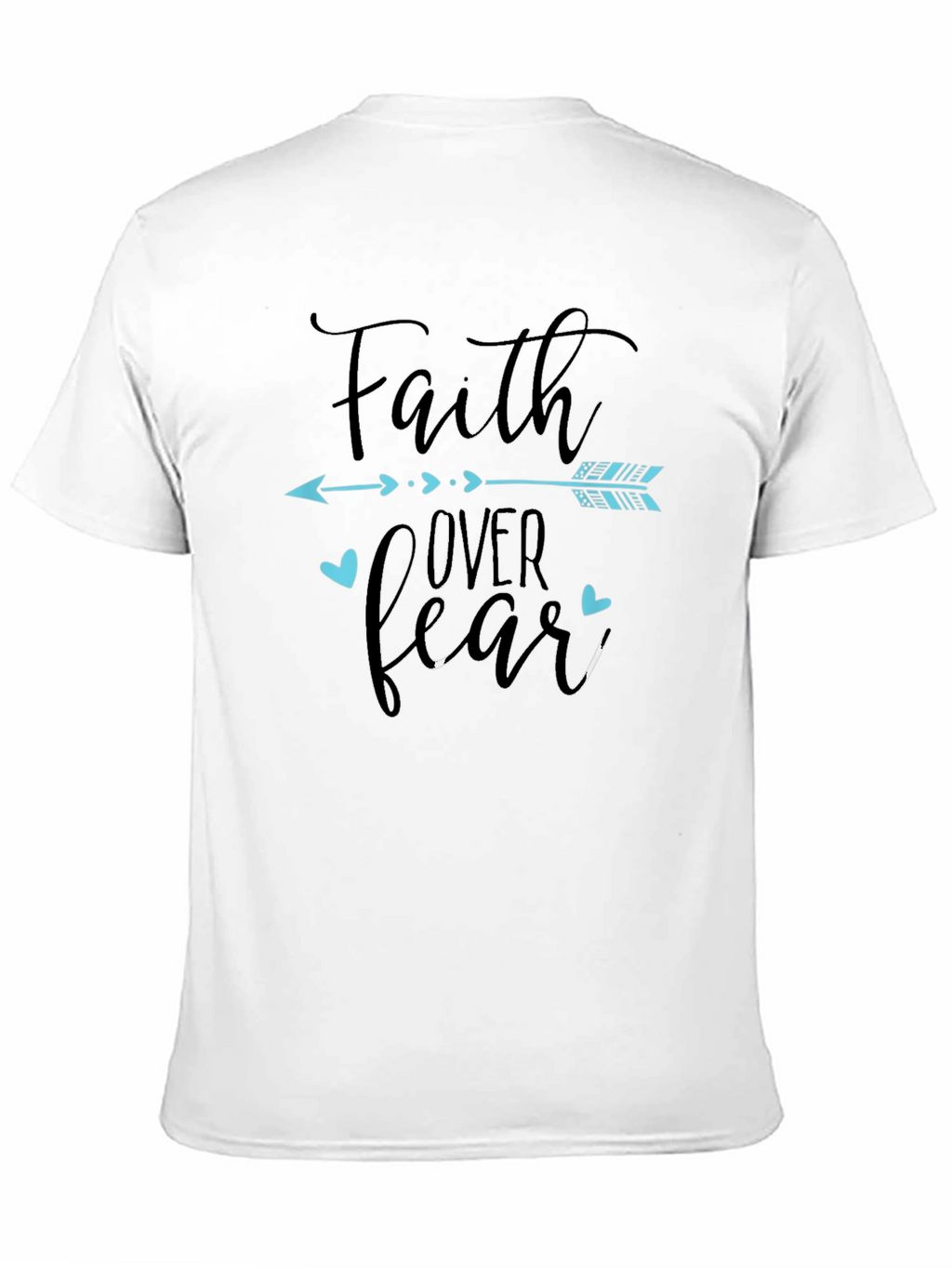 Faith Over Fear Graphic Tee - Black