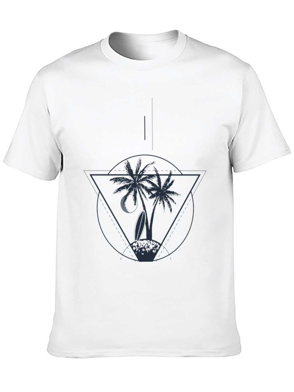 Tropical Island Tee - Palm Tree Graphic