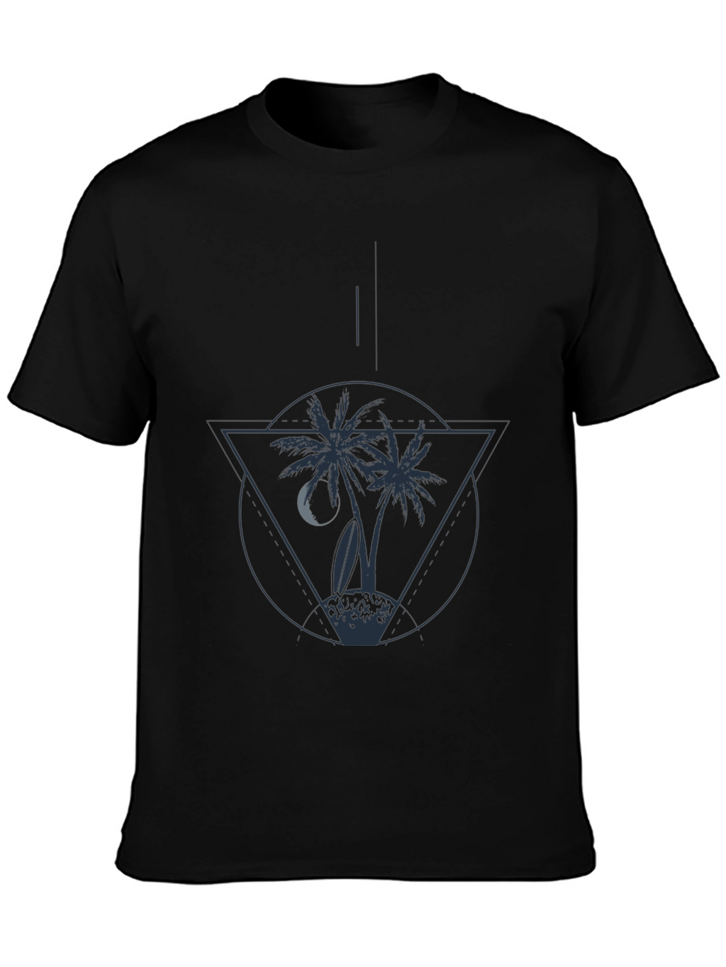 Tropical Island Tee - Palm Tree Graphic