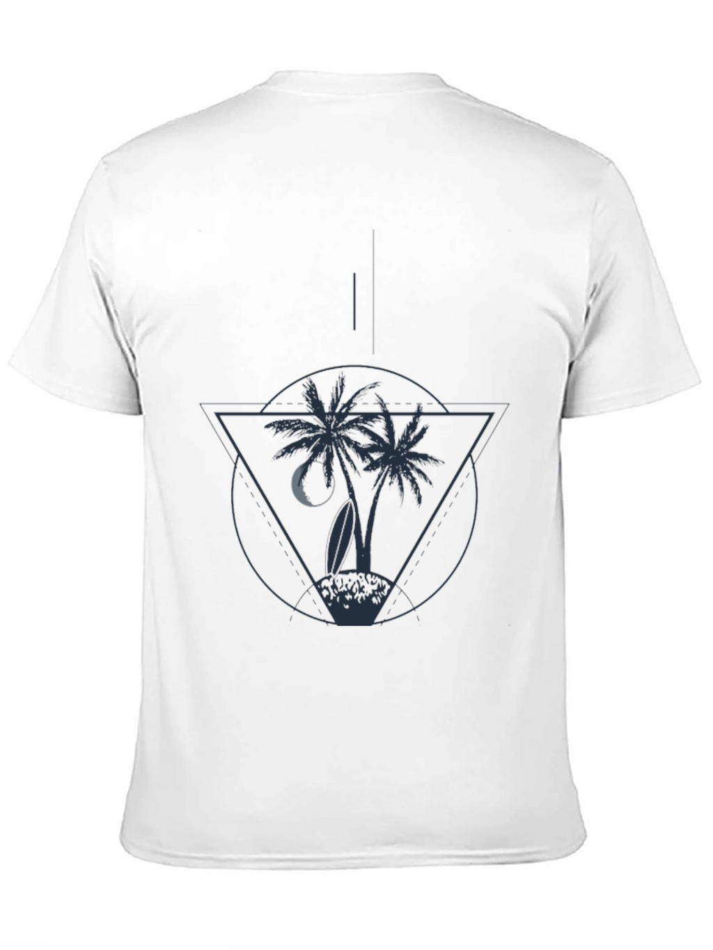 Tropical Island Tee - Palm Tree Graphic