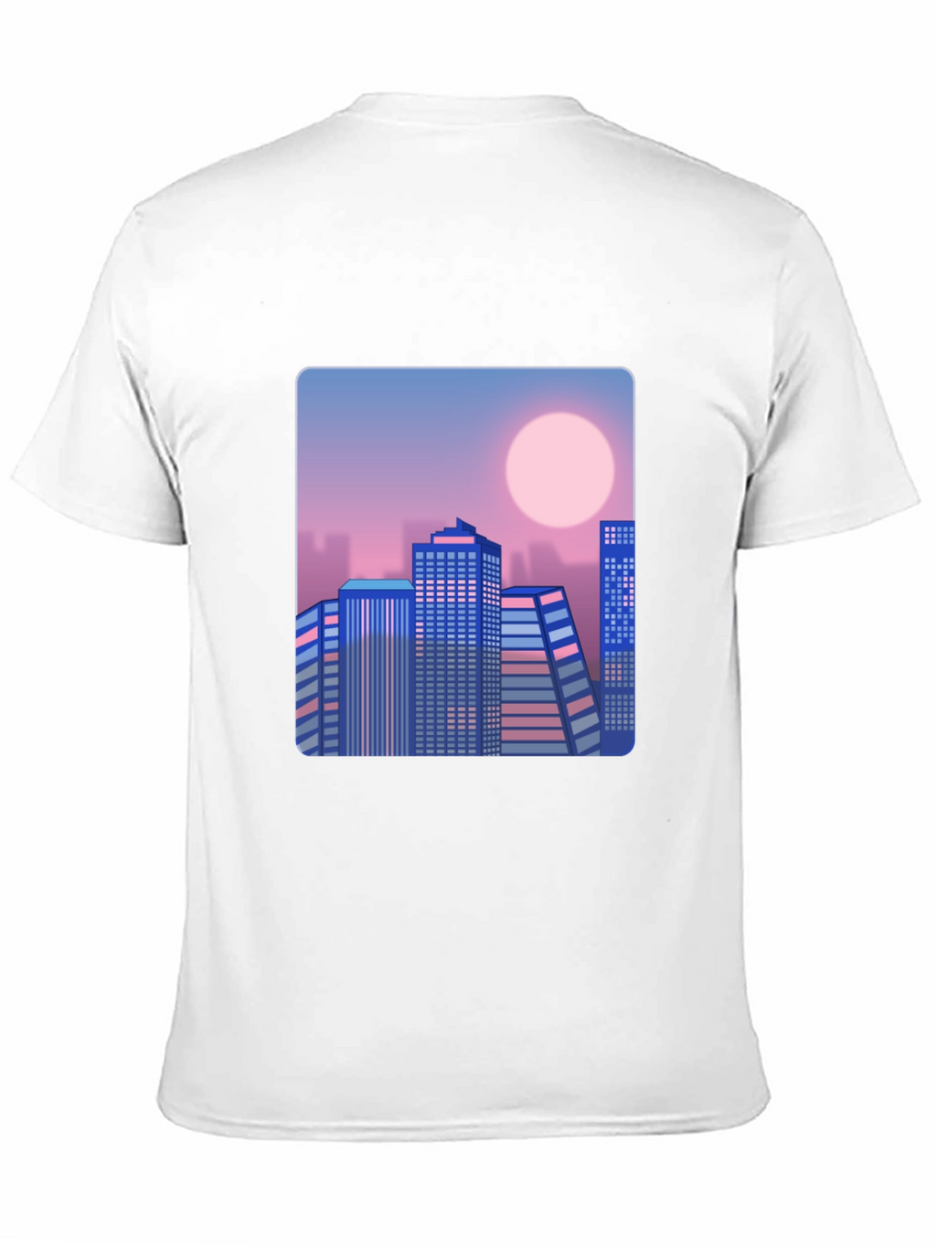 Retro Cityscape T-Shirt - Black