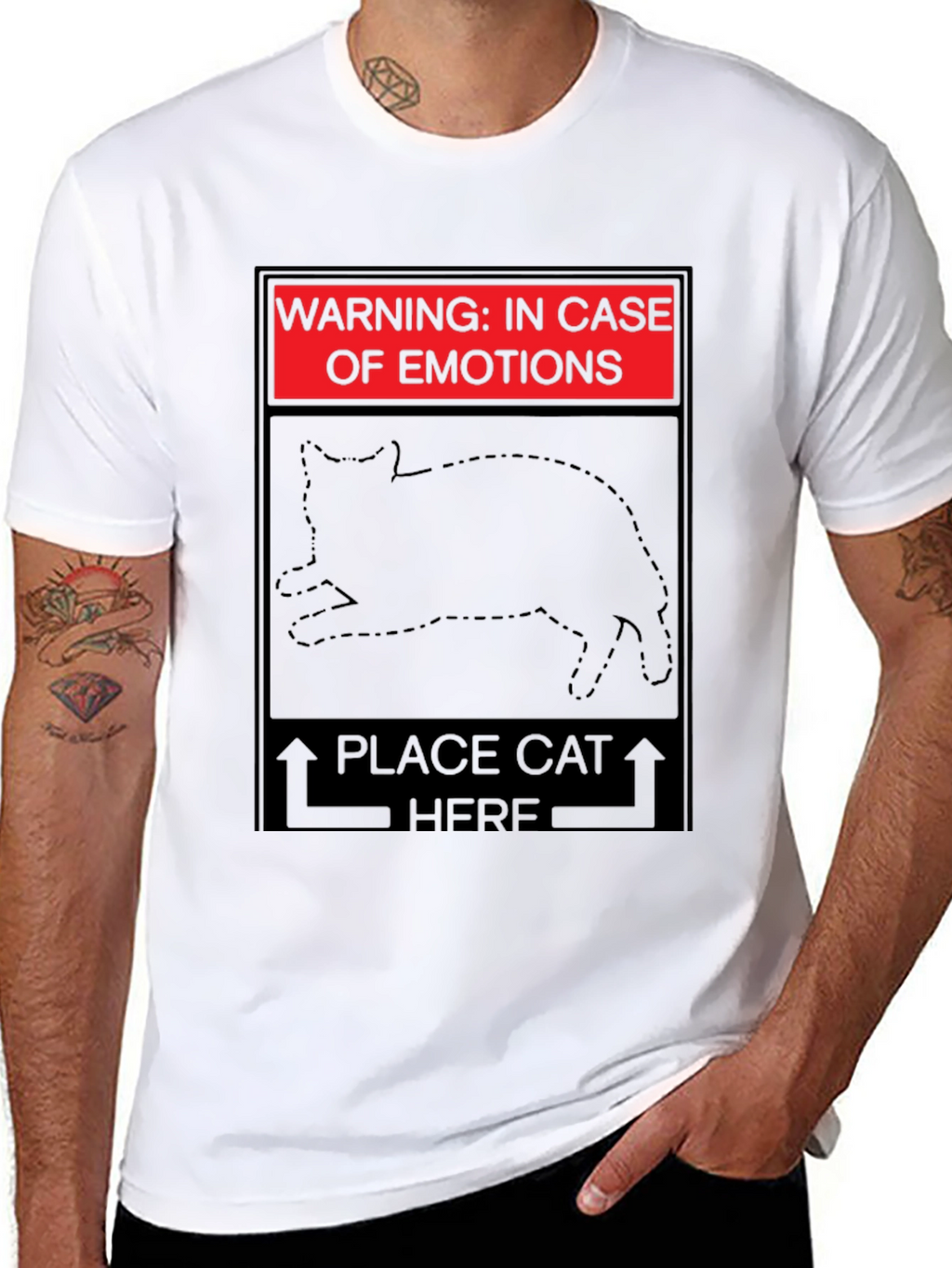 In Case of Emotions Cat T-Shirt
