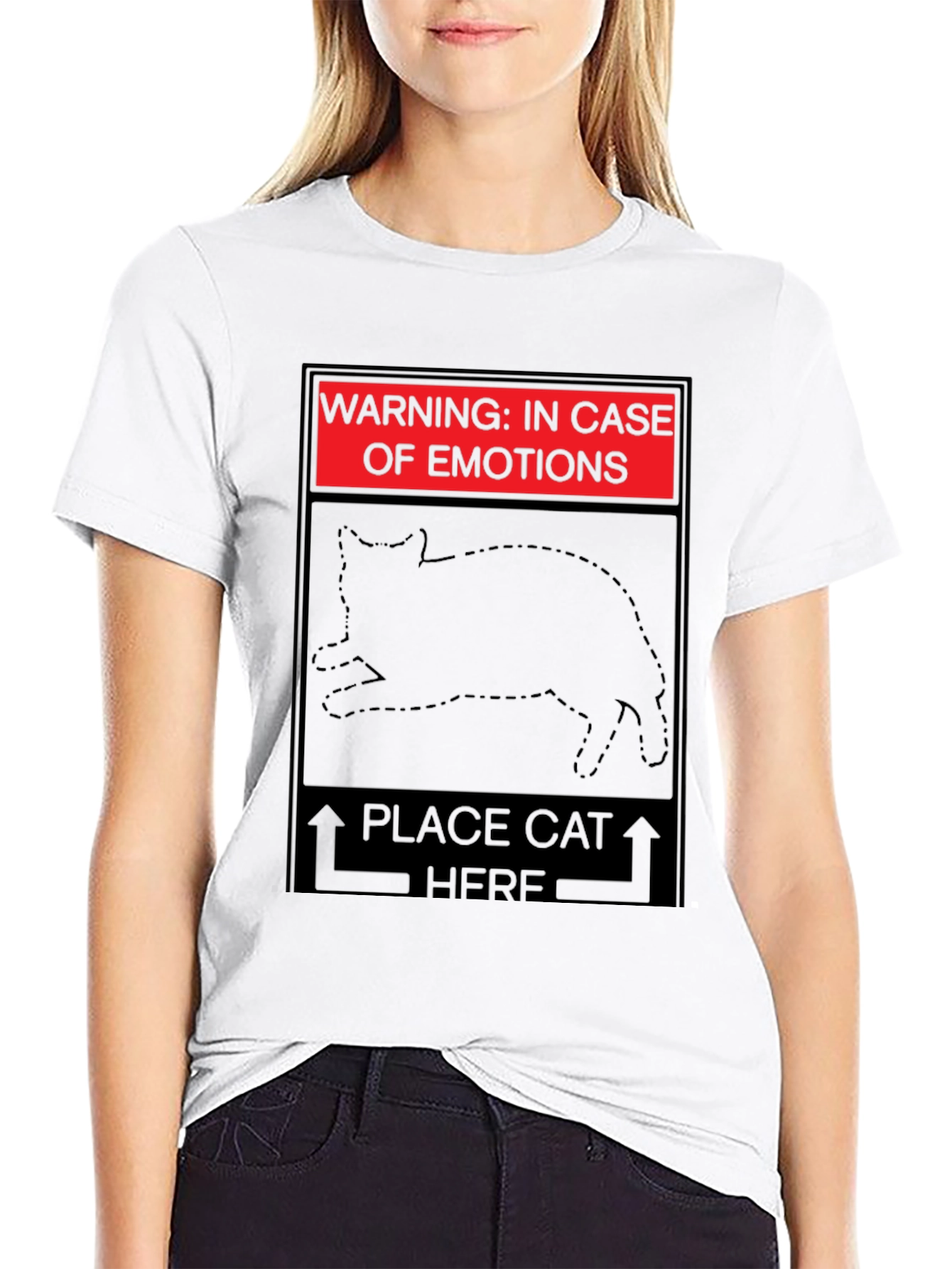 In Case of Emotions Cat T-Shirt