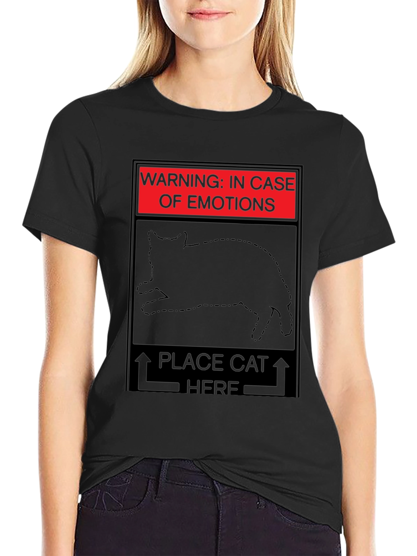 In Case of Emotions Cat T-Shirt
