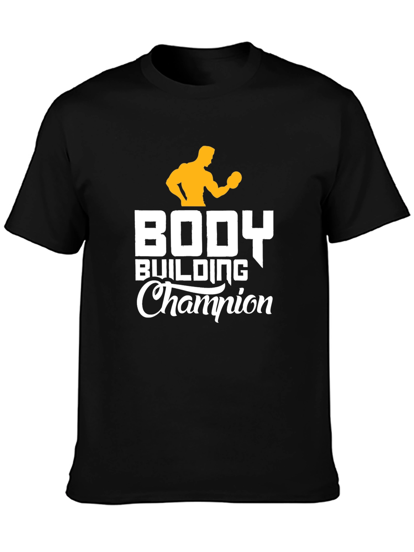 Bodybuilding Champion Black T-Shirt