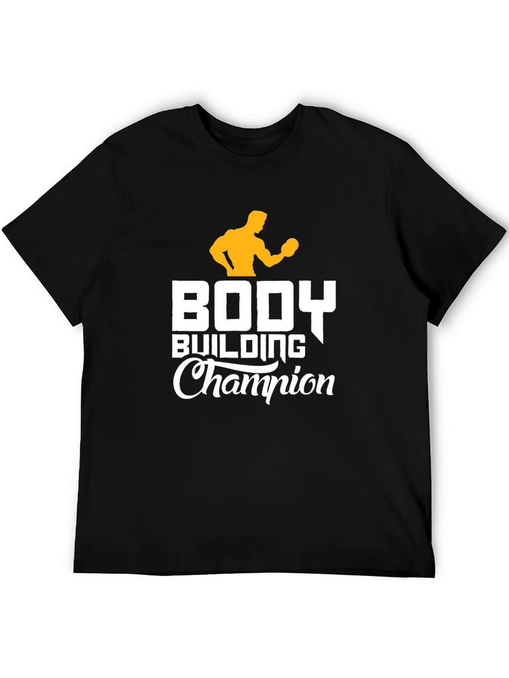 Bodybuilding Champion Black T-Shirt