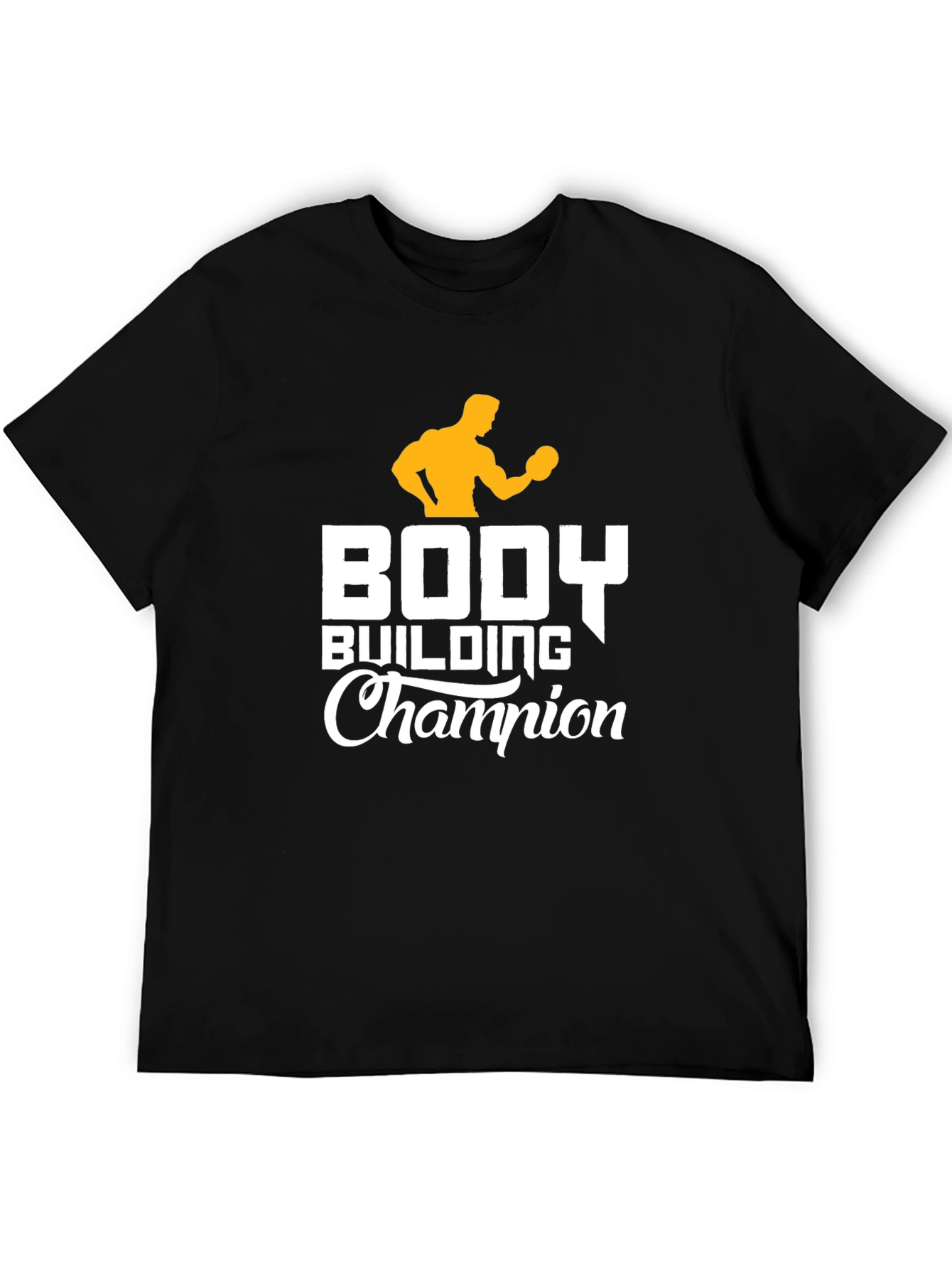 Bodybuilding Champion Black T-Shirt