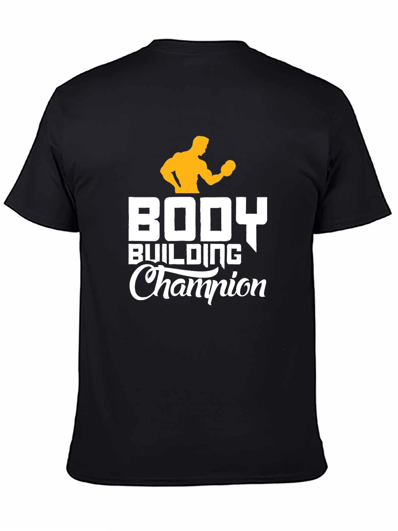 Bodybuilding Champion Black T-Shirt