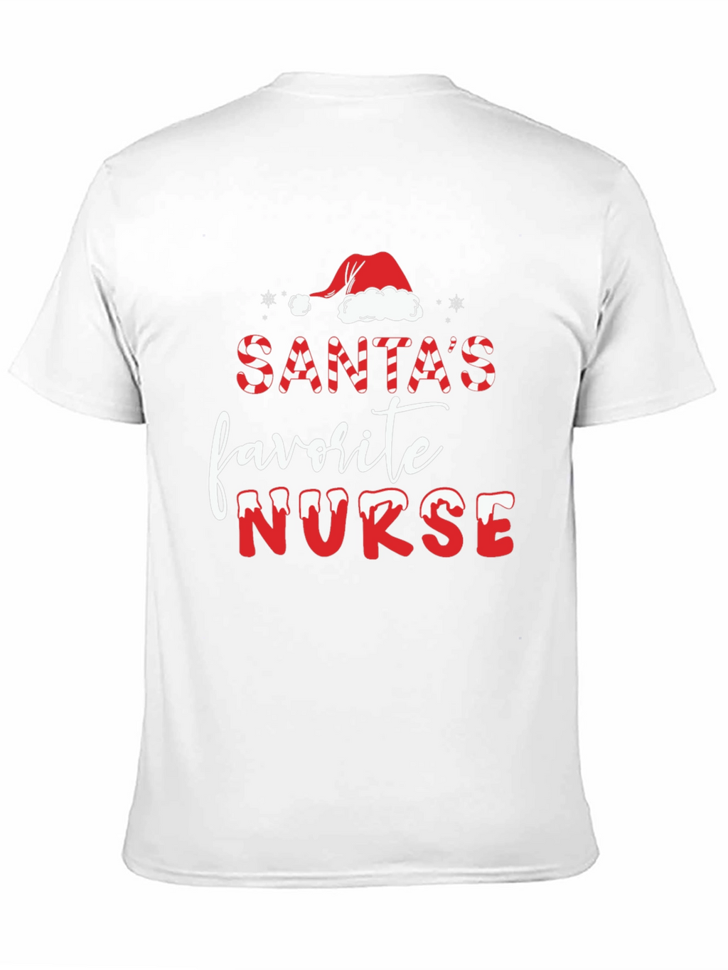 Santas Favorite Nurse Christmas T-Shirt